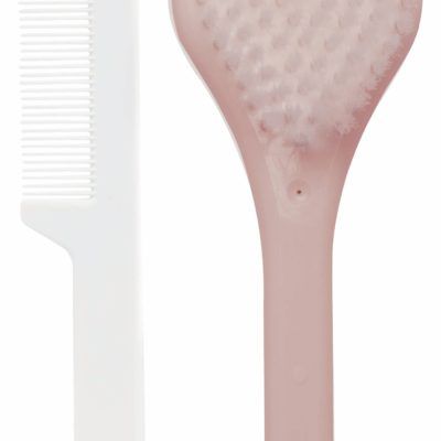 cepillo y peine luma rosa