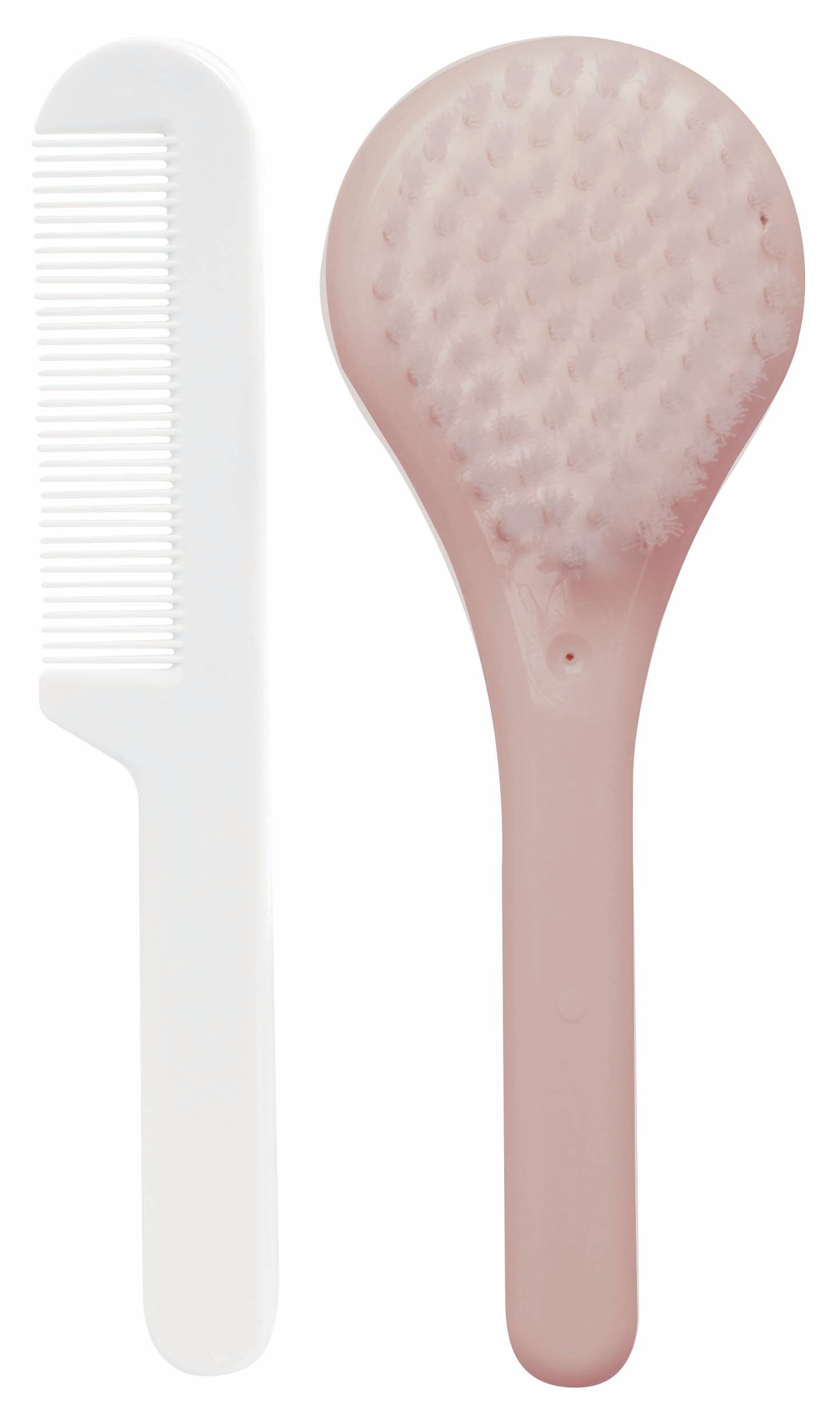 cepillo y peine luma rosa