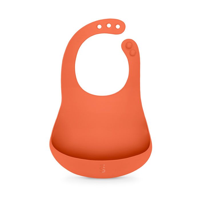 Babero silicona rojo Suavinex Selection