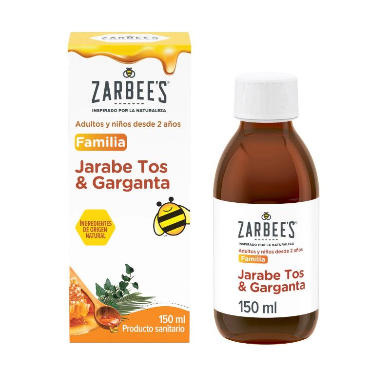 ZARBEE'S Jarabe Familia Tos y Garganta 150ml