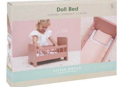 Cama de muñecas con textiles Little Dutch