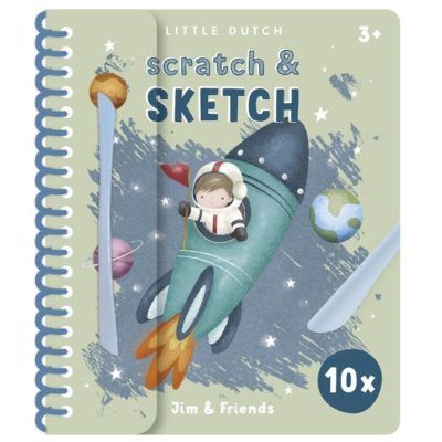 Libro de rascar Jim & Friends Little Dutch