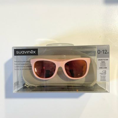 Gafas de Sol Bebé Suavinex 0-12 meses polarizadas Cuadrada Rosa