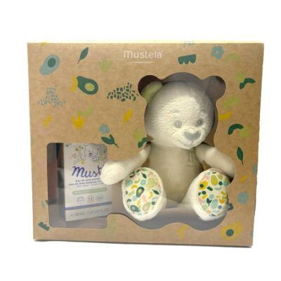 Cofre Eau de Soin Musti 50ml + Osito Pastel Mustela