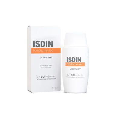 Fotoprotector Fotoultra 100 Active Unify SPF50+ 50ml ISDIN