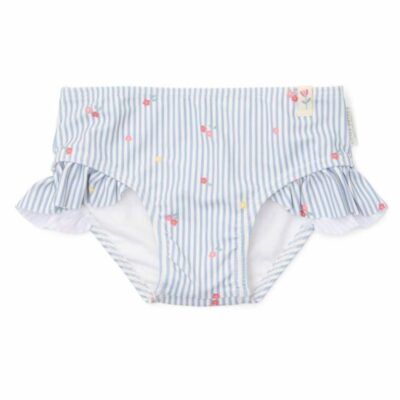 Braguita de Bikini Infantil Flowers Azul Little Dutch