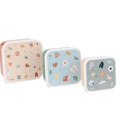 Set 3 Cajas Almuerzo Geometric Nature TUTETE